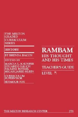 Rambam : His Thought and His Time (Teacher's Guide) N/A 9781929419081 Front Cover