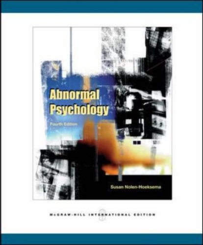 Abnormal Psychology  4th 2007 (Revised) 9780071107082 Front Cover