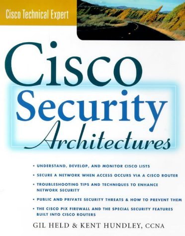 Cisco Security Architectures   1999 9780071347082 Front Cover