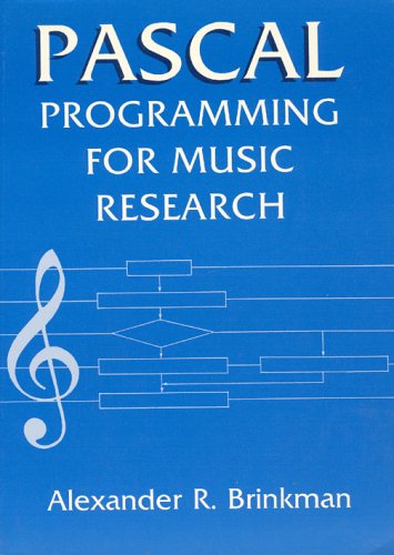 Pascal Programming for Music Research   1989 9780226075082 Front Cover