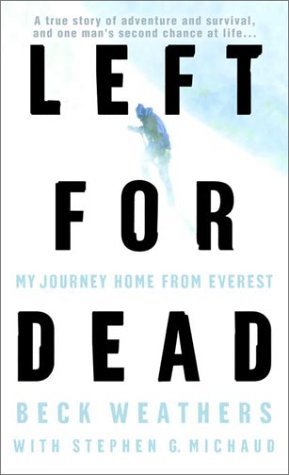 Left for Dead My Journey Home from Everest  2000 9780440237082 Front Cover