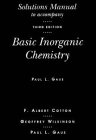 Basic Inorganic Chemistry, Solutions Manual  3rd 1995 (Revised) 9780471518082 Front Cover