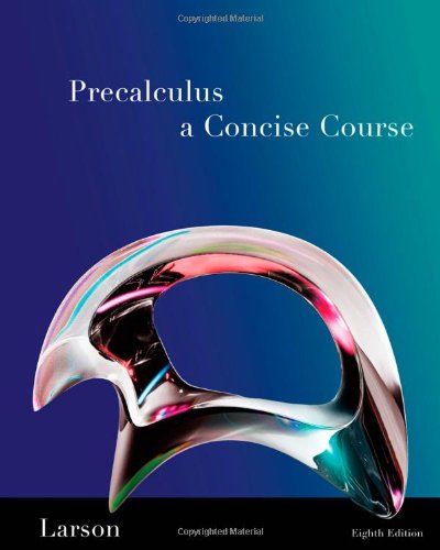 Precalculus A Concise Course 2nd 2011 9781439049082 Front Cover
