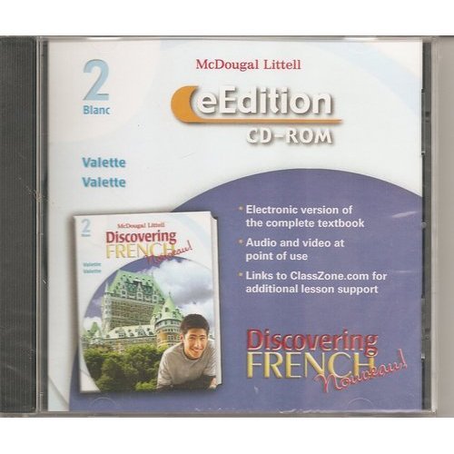 Discovering French Nouveau Level 1, Grades 9-12 Edition: Mcdougal Littell Discovering French Nouveau 1st 2007 9780618725083 Front Cover