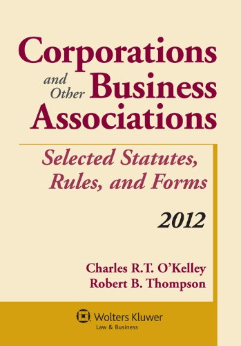 Corporations and Other Business Associations: 2012 Statutory Supplement  2012 9781454811084 Front Cover