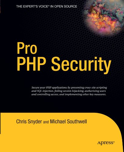 Pro PHP Security   2005 9781590595084 Front Cover