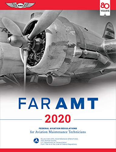 Far-Amt 2020 Federal Aviation Regulations for Aviation Maintenance Technicians  2019 9781619548084 Front Cover