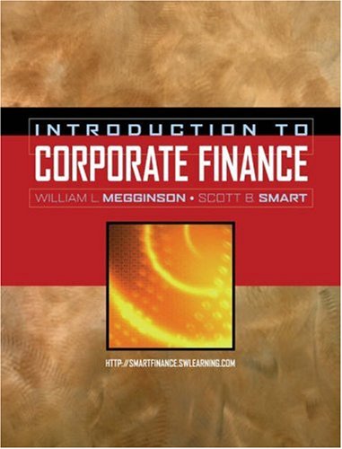 Introduction to Corporate Finance   2006 9780324406085 Front Cover
