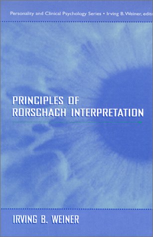 Principles of Rorschach Interpretation   1998 9780805831085 Front Cover