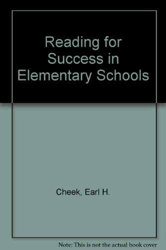 Reading for Success in Elementary Schools  1989 9780030126086 Front Cover