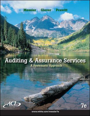 Auditing and Assurance Services: 7th 2009 9780073527086 Front Cover
