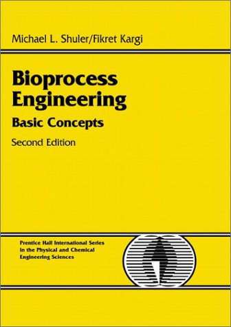 Bioprocess Engineering Basic Concepts 2nd 2002 (Revised) 9780130819086 Front Cover