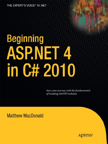 Beginning ASP. NET 4 in C# 2010   2010 9781430226086 Front Cover