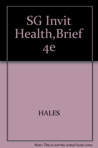Sg Invit Health 4th 2006 (Brief Edition) 9780495018087 Front Cover