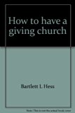 How to Have a Giving Church  N/A 9780687178087 Front Cover