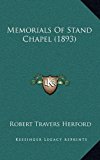 Memorials of Stand Chapel N/A 9781164964087 Front Cover