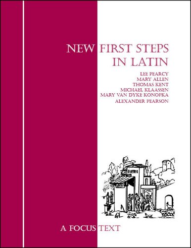 New First Steps in Latin   2000 (Student Manual, Study Guide, etc.) 9781585100088 Front Cover