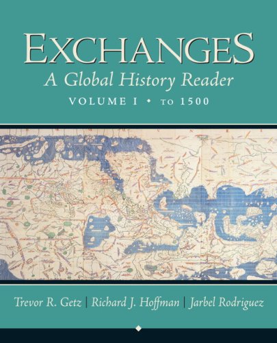 Exchanges A Global History Reader  2009 9780321355089 Front Cover
