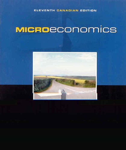 MICROECONOMICS >CANADIAN EDITI 11th 2007 9780070960091 Front Cover
