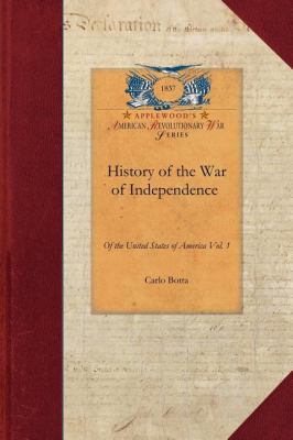 History of the War of Independence V1 Vol. 1 N/A 9781429017091 Front Cover