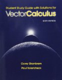 Study Guide with Solutions for Vector Calculus  6th 2013 9781429231091 Front Cover
