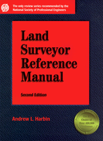 Land Surveyor Reference Manual  2nd 1989 9780912045092 Front Cover