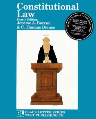 Constitutional Law 4th 1995 9780314062093 Front Cover