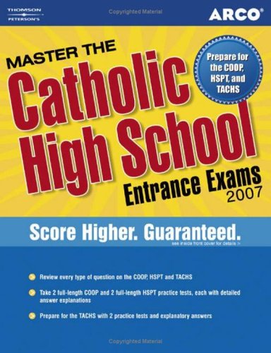 Arco Master the Catholic High School Entrance Exams 12th 2006 9780768923094 Front Cover