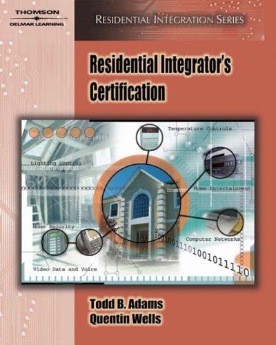 Residential Integrator's Certification   2007 9781418014094 Front Cover