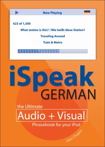 ISpeak German Phrasebook (MP3 CD + Guide) The Ultimate Audio + Visual Phrasebook for Your IPod  2007 9780071486095 Front Cover