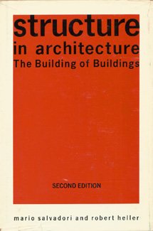 Structure in Architecture Building of Buildings 2nd 1975 9780138541095 Front Cover