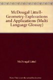 Geometry: Explorations and Applications Multi-Language Glossary N/A 9780395836095 Front Cover