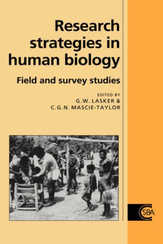 Research Strategies in Human Biology Field and Survey Studies  2005 9780521019095 Front Cover