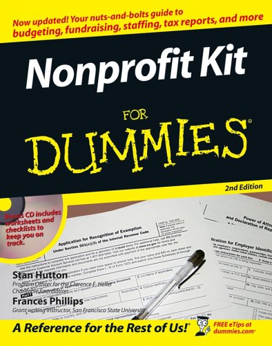 Nonprofit Kit for Dummies  2nd 2006 (Revised) 9780764599095 Front Cover