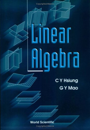 Linear Algebra   1998 9789810244095 Front Cover