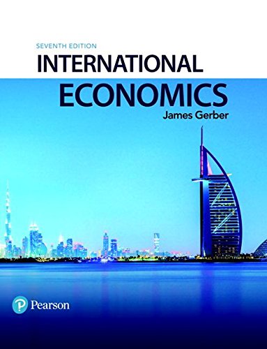 International Economics:   2017 9780134472096 Front Cover