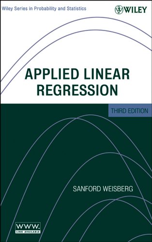 Applied Linear Regression 3rd 2005 9780471704096 Front Cover