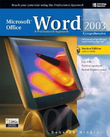 Microsoft Office Word 2003   2005 (Student Manual, Study Guide, etc.) 9780072232097 Front Cover