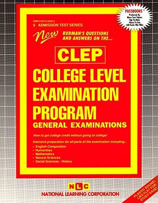 College Level Examination Program - General Examination (CLEP) One Volume Combined Edition (Passbooks Study Guide) N/A 9780837350097 Front Cover