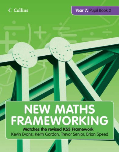 New Maths Frameworking - Year 7  2nd 2008 (Student Manual, Study Guide, etc.) 9780007266098 Front Cover