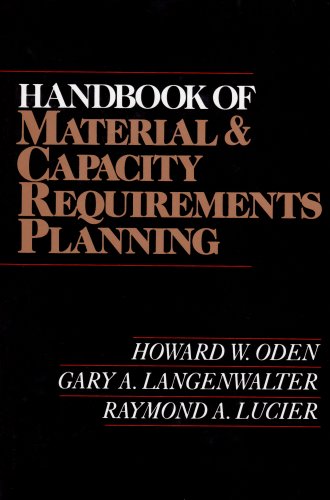 Handbook of Material and Capacity Requirements Planning   1993 9780070479098 Front Cover