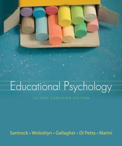 EDUCATIONAL PSYCHOLOGY >CANADI 2nd 2007 9780070974098 Front Cover