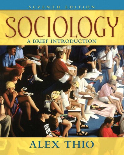 Sociology A Brief Introduction 7th 2009 9780205547098 Front Cover