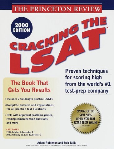 Cracking the LSAT : 2000 Edition N/A 9780375754098 Front Cover