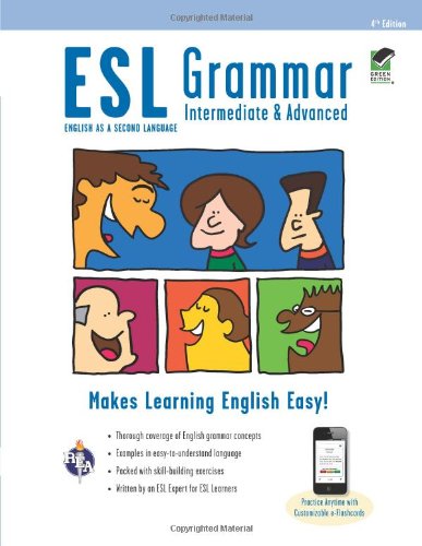 Esl Grammar Intermediate With Advanced Online Quizzes:   2012 9780738611099 Front Cover