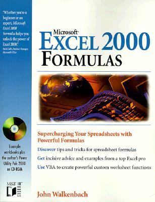 Microsoft Excel 2000 Formulas   1999 9780764546099 Front Cover