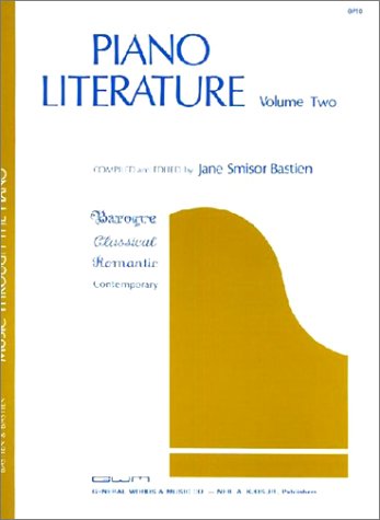 Bastien Piano Literature  1966 9780849760099 Front Cover