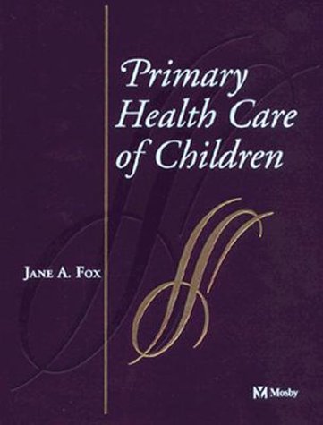 Primary Health Care of Children   1997 9780815133100 Front Cover