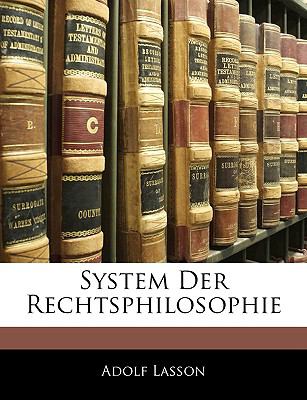 System der Rechtsphilosophie  N/A 9781143468100 Front Cover
