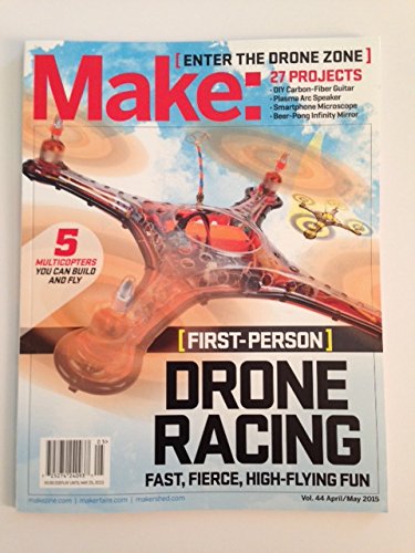 Make: Volume 44 Fun with Drones! N/A 9781457187100 Front Cover